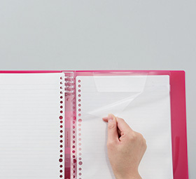 Tefrenu è un raccoglitore ad anelli A4 che contiene più fogli mobili. Usa i divisori inclusi per organizzare i tuoi fogli.